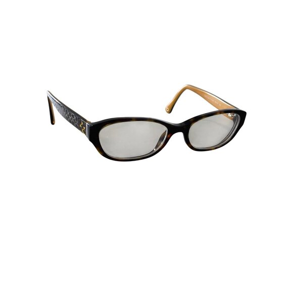 Coach HC6002 Cecilia 5055 Eyeglasses Dark Tortoise 49-16-135 Rectangle Designer - Picture 2 of 8